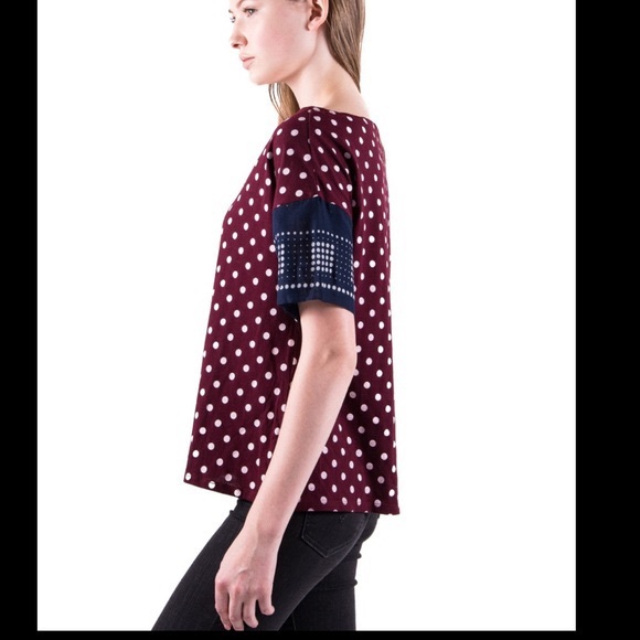 Anthropologie polka dot top - Picture 2 of 4